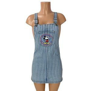 Disney Mickey Mouse Denim Overall Dress